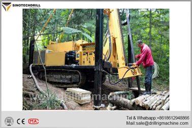 খনিজ, গ্যাস, তেল অনুসন্ধানের জন্য 2000M ক্রলার হাইড্রোলিক কোর ড্রিল রিগ