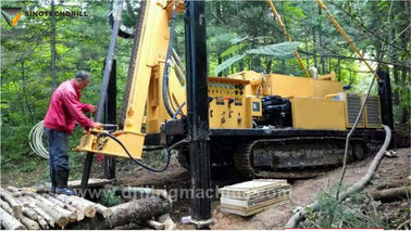 খনিজ, গ্যাস, তেল অনুসন্ধানের জন্য 2000M ক্রলার হাইড্রোলিক কোর ড্রিল রিগ